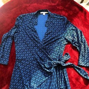 Gently worn Maggie London Wrap Dress Size 16